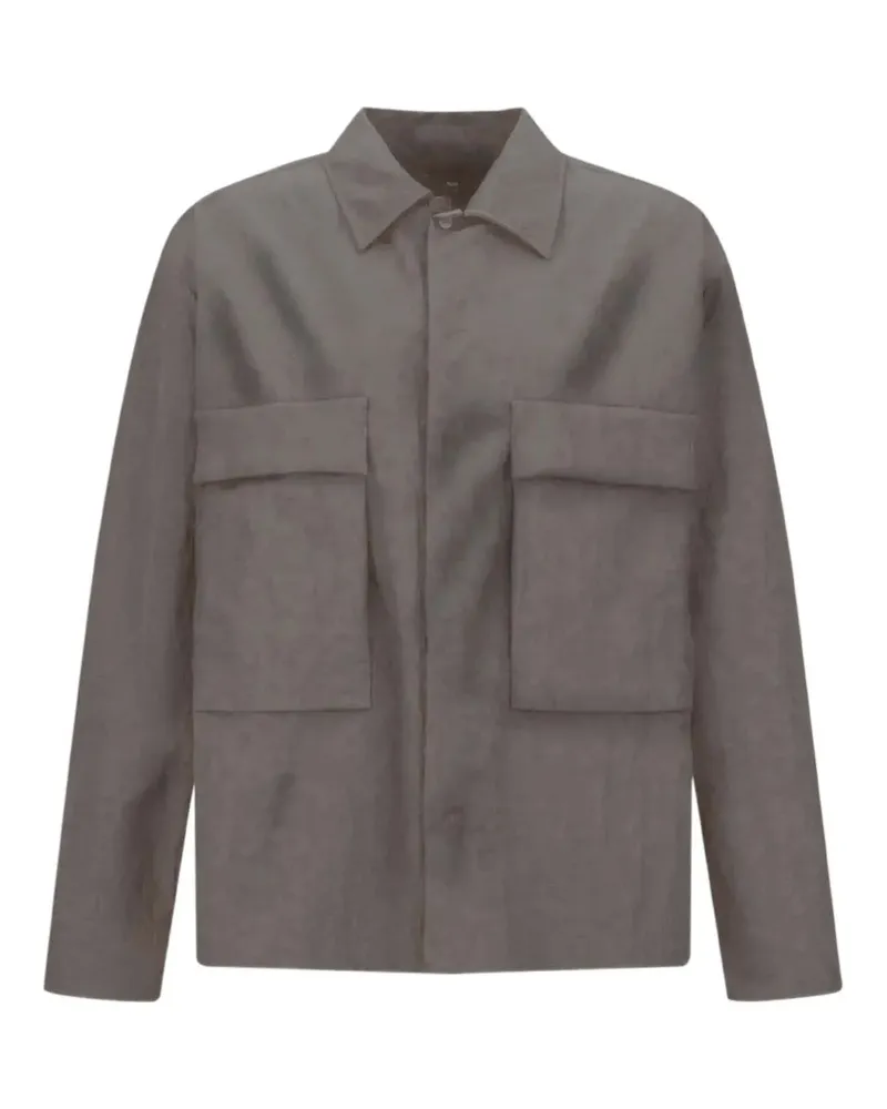Herno Wasserabweisende Hemdjacke - Grau Grau