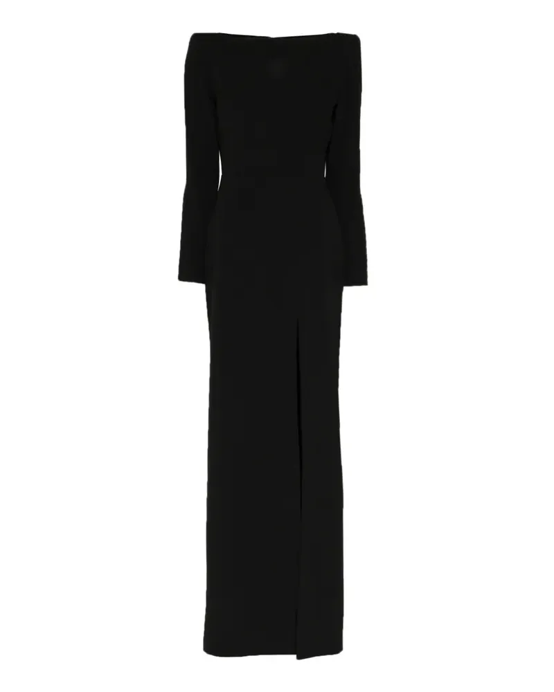 Alex Perry Langärmeliges Abendkleid - Schwarz Schwarz
