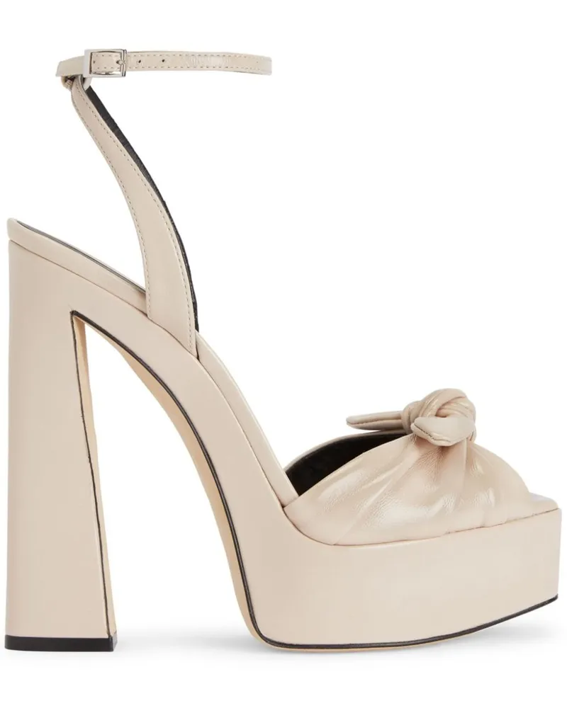 Giuseppe Zanotti Gabriiela Plateau-Sandalen Nude