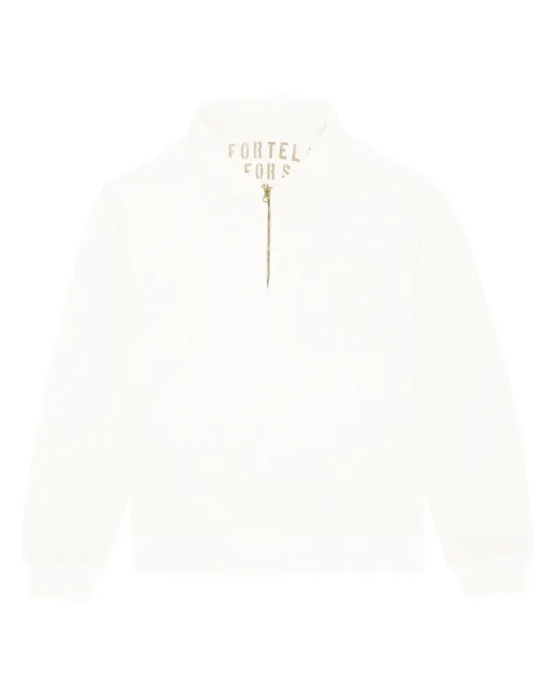 Fortela half-zip sweatshirt - Nude Nude