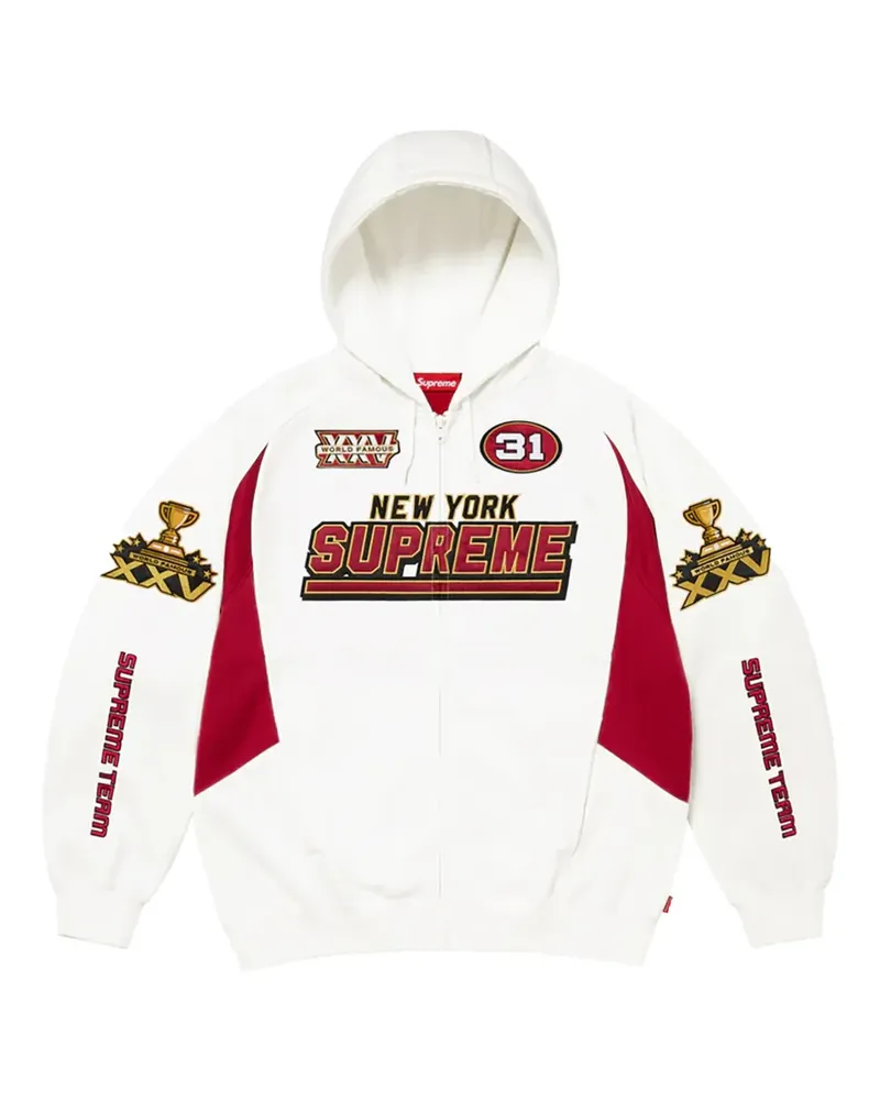 Supreme Being Kapuzenjacke mit Reißverschluss - Weiß Weiß