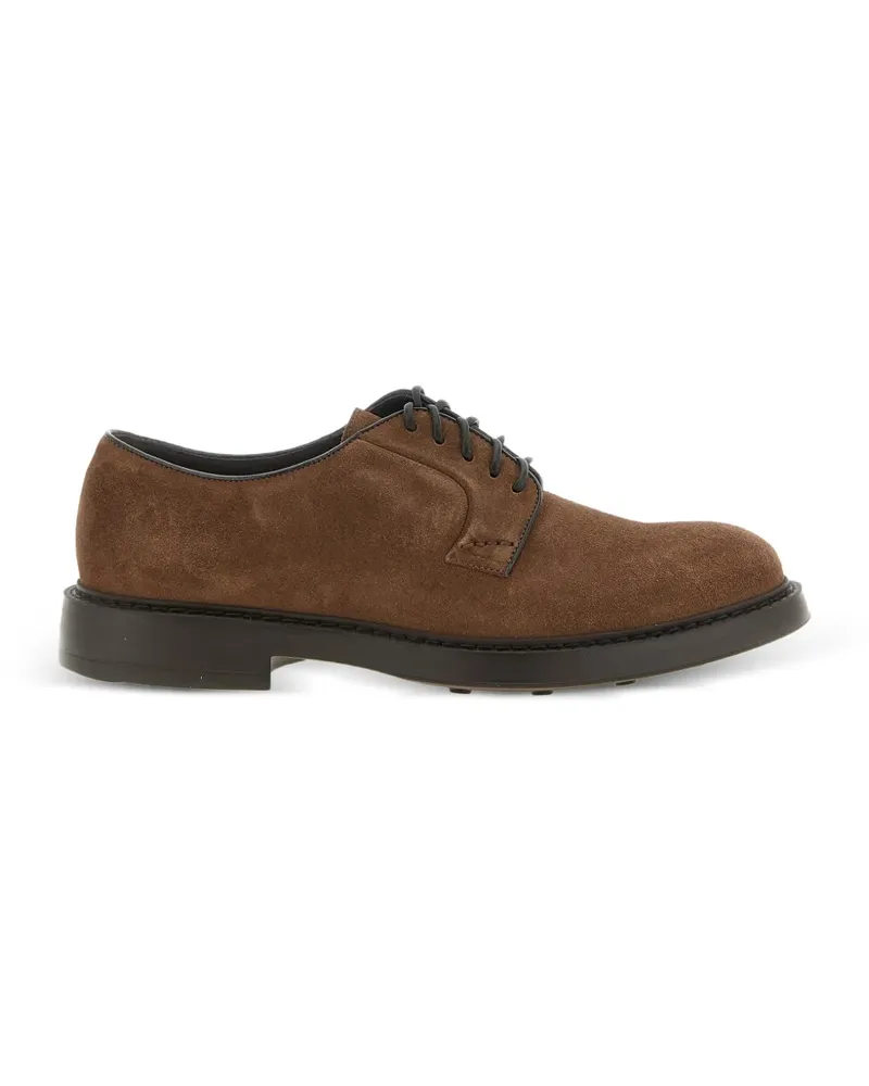 Doucal´s Derby-Schuhe aus Wildleder - Braun Braun