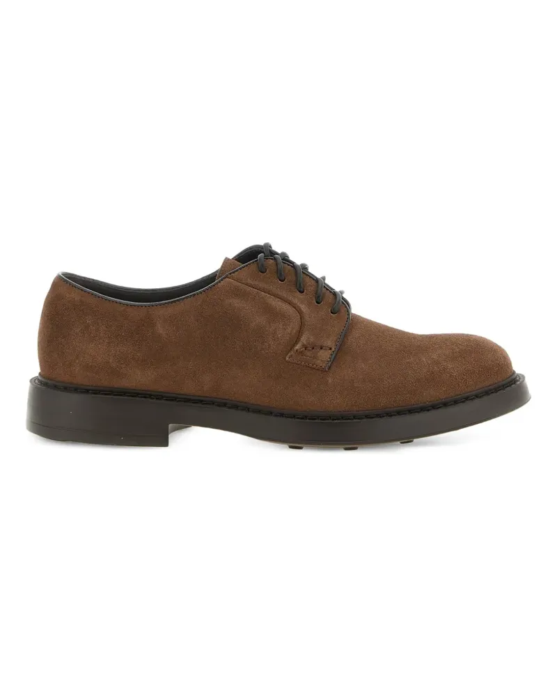 Doucal´s Derby-Schuhe aus Wildleder - Braun Braun