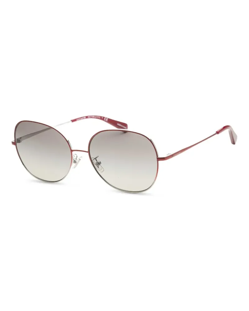Coach Sonnenbrille mit rundem Gestell - Rot Rot