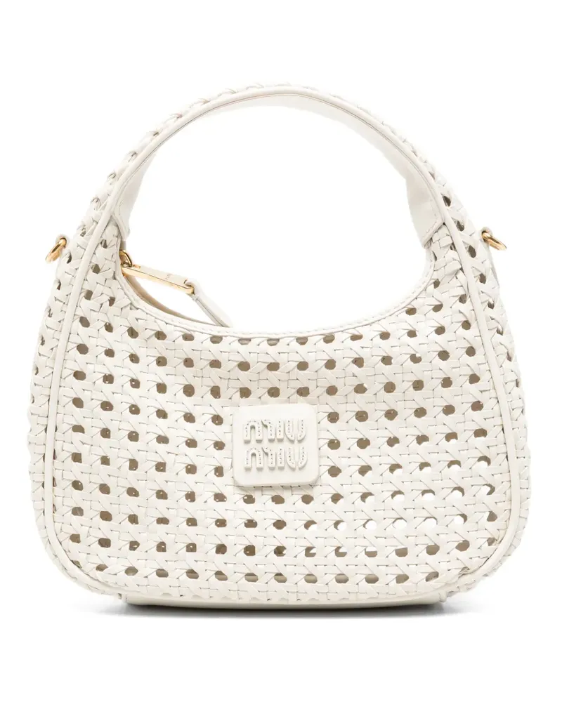Miu Miu Wander Intreccio Vienna tote bag - Weiß Weiß