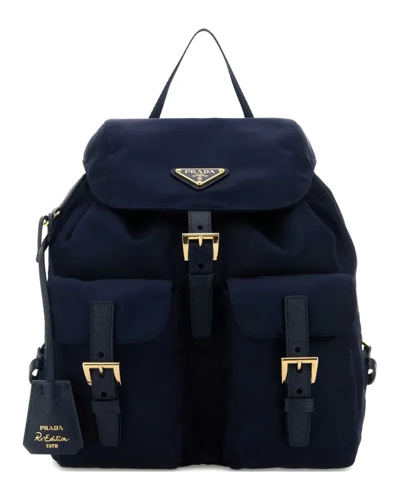 Prada Kleiner Re-Edition 1978 Rucksack - Blau Blau