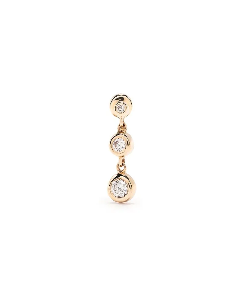 Maria Black 14kt Chandelier Gelbgoldohrstecker mit Diamanten Gold