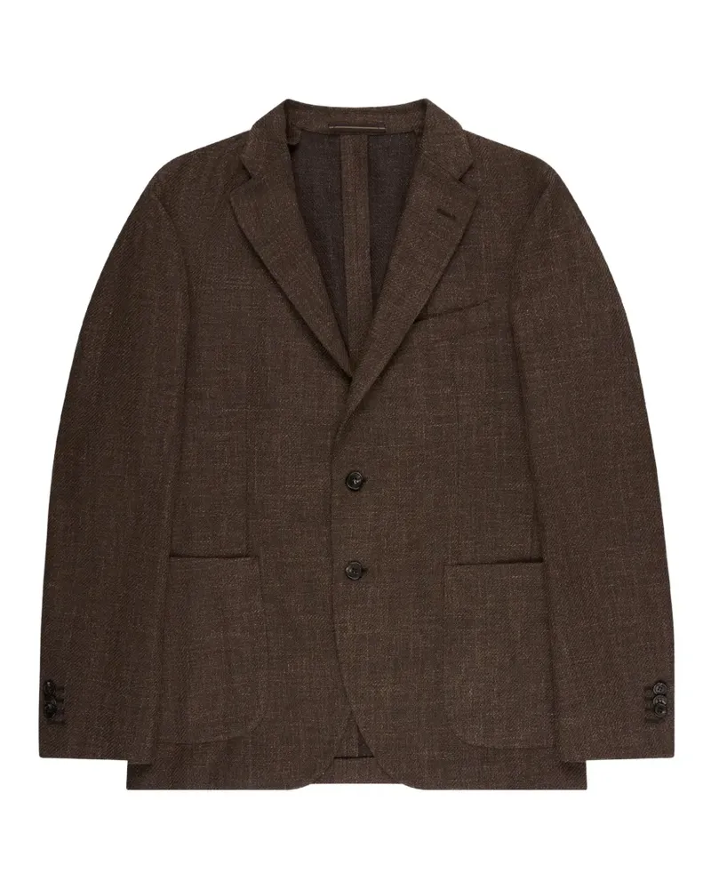 Incotex Meliertes Sakko - Braun Braun