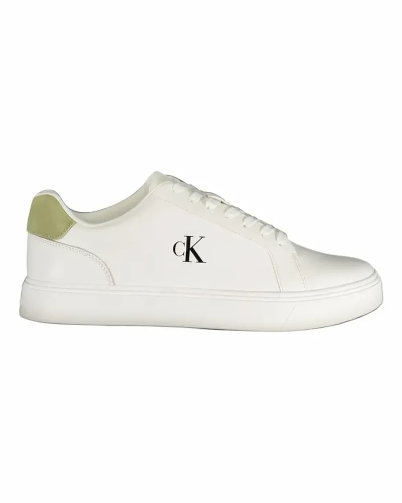 Calvin Klein Baseline Signature Sneakers mit Logo - Weiß Weiß