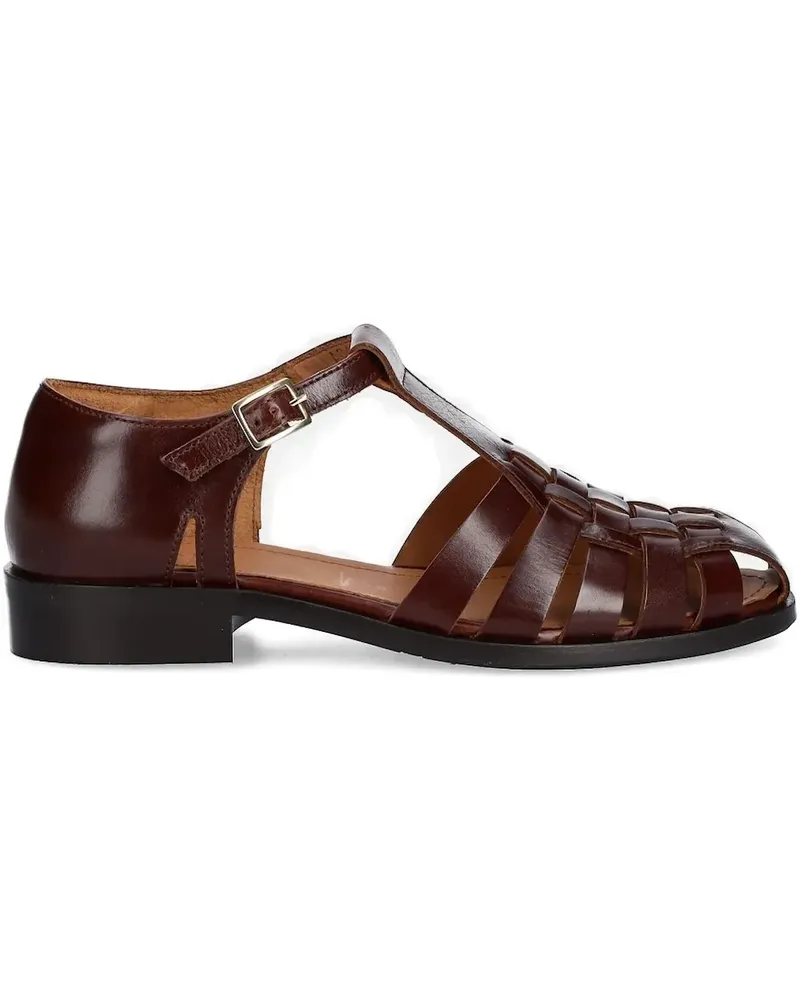 Billi Bi Gewebte Römersandalen - Braun Braun
