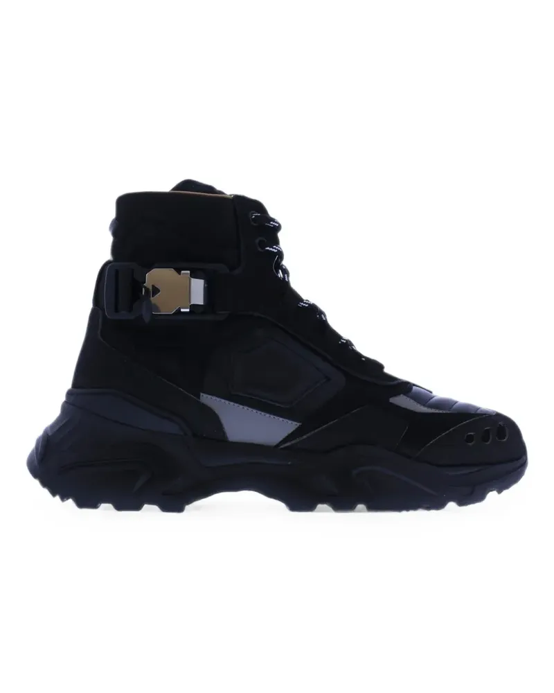 Buscemi Kombat High buckle-fastening boots - Schwarz Schwarz