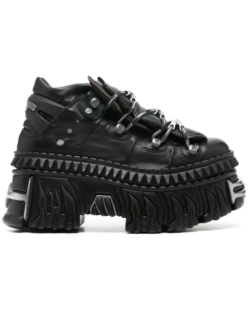 VETEMENTS x New Rock Sneakers - Schwarz Schwarz