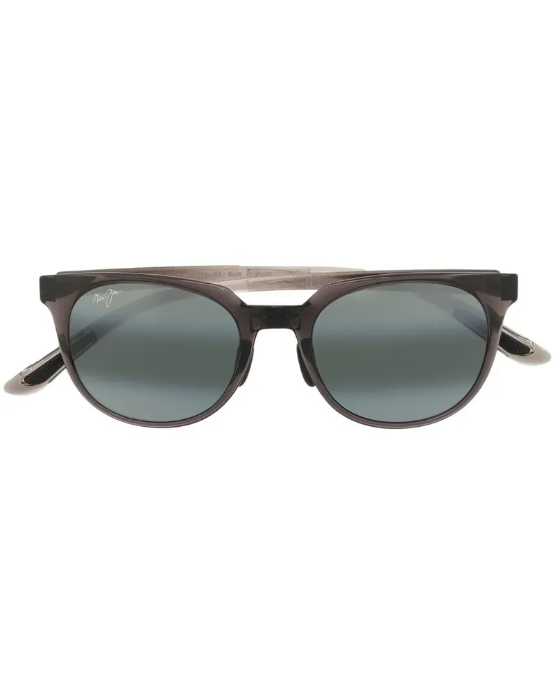 Maui Jim Sonnenbrille mit rundem Gestell - Braun Braun