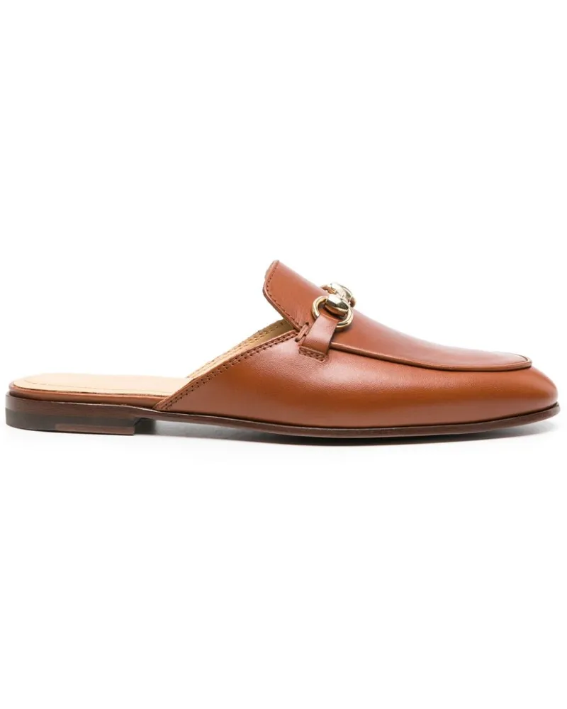 Scarosso Mules mit Horsebit-Detail - Braun Braun