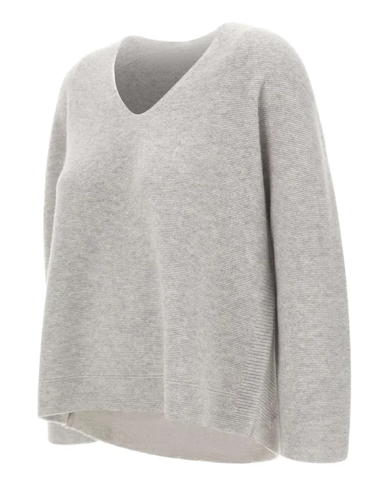 hemisphere V-neck cashmere sweater - Grau Grau