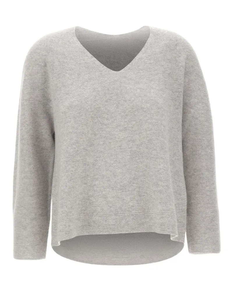 hemisphere V-neck cashmere sweater - Grau Grau