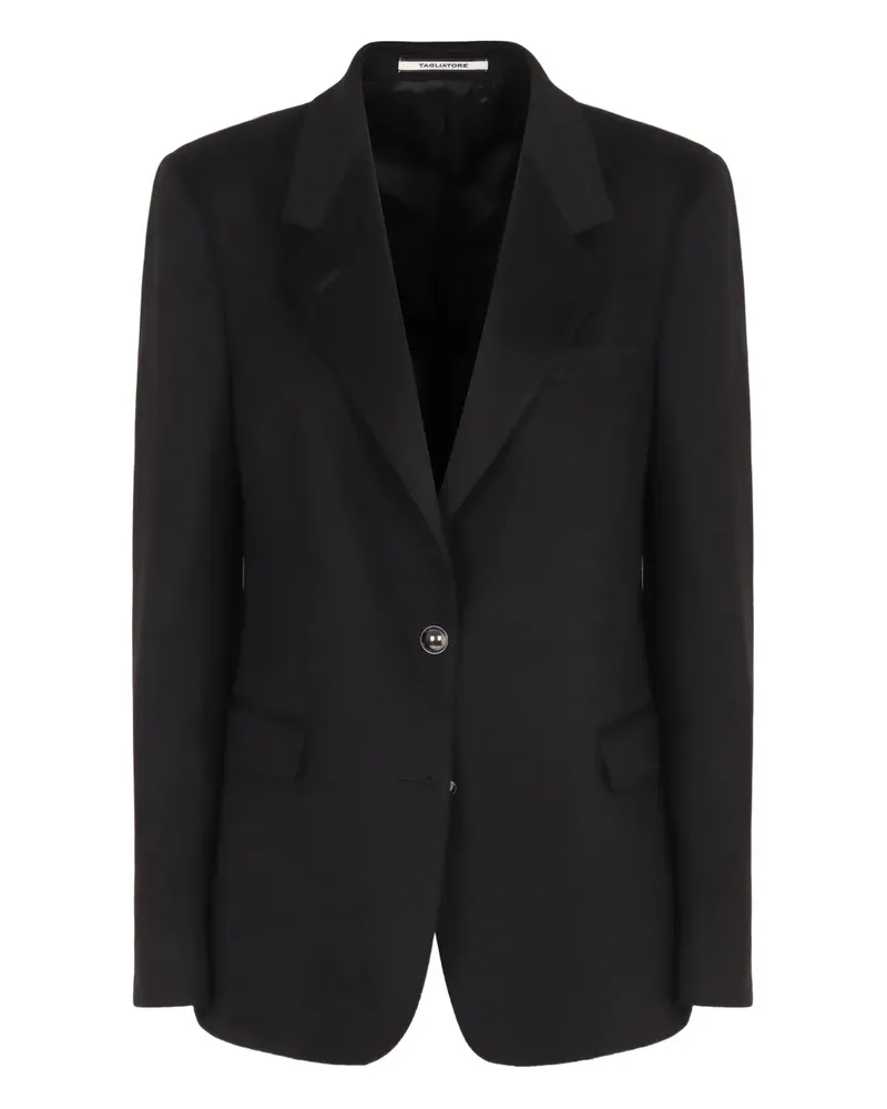 Tagliatore Doppelreihiges Sakko - Schwarz Schwarz