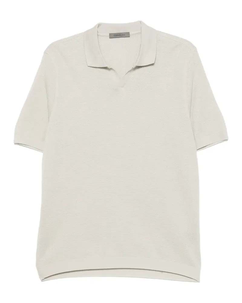 Corneliani Texturiertes T-Shirt - Nude Nude