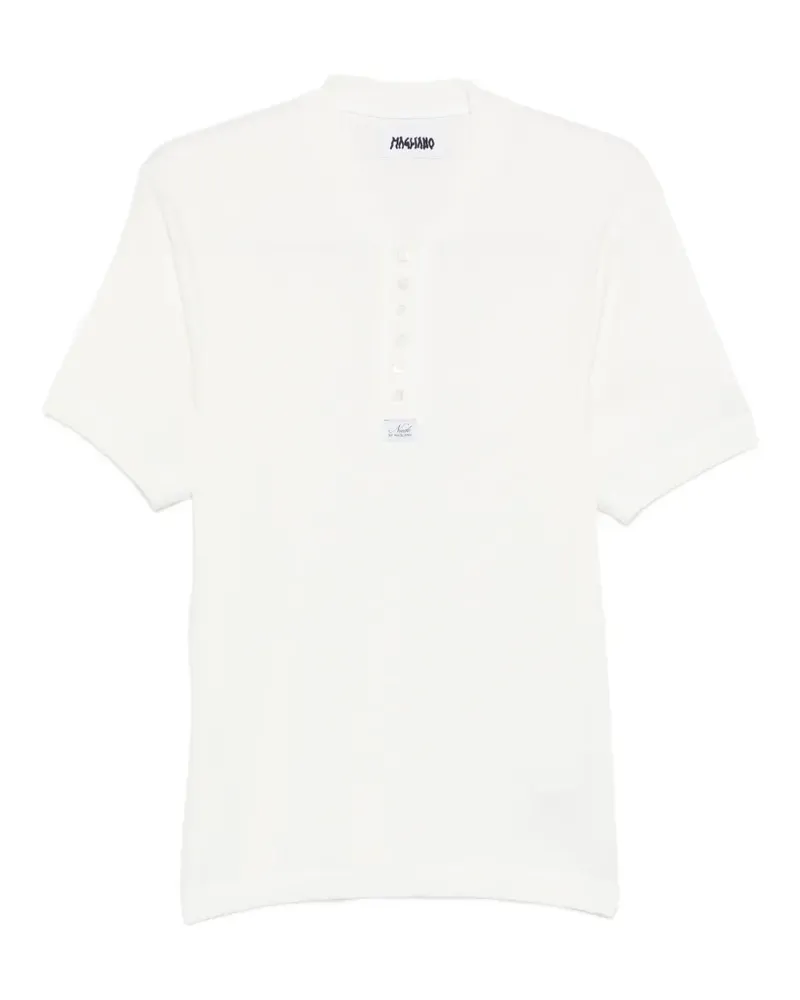 Magliano T-Shirt mit Knöpfen - Weiß Weiß