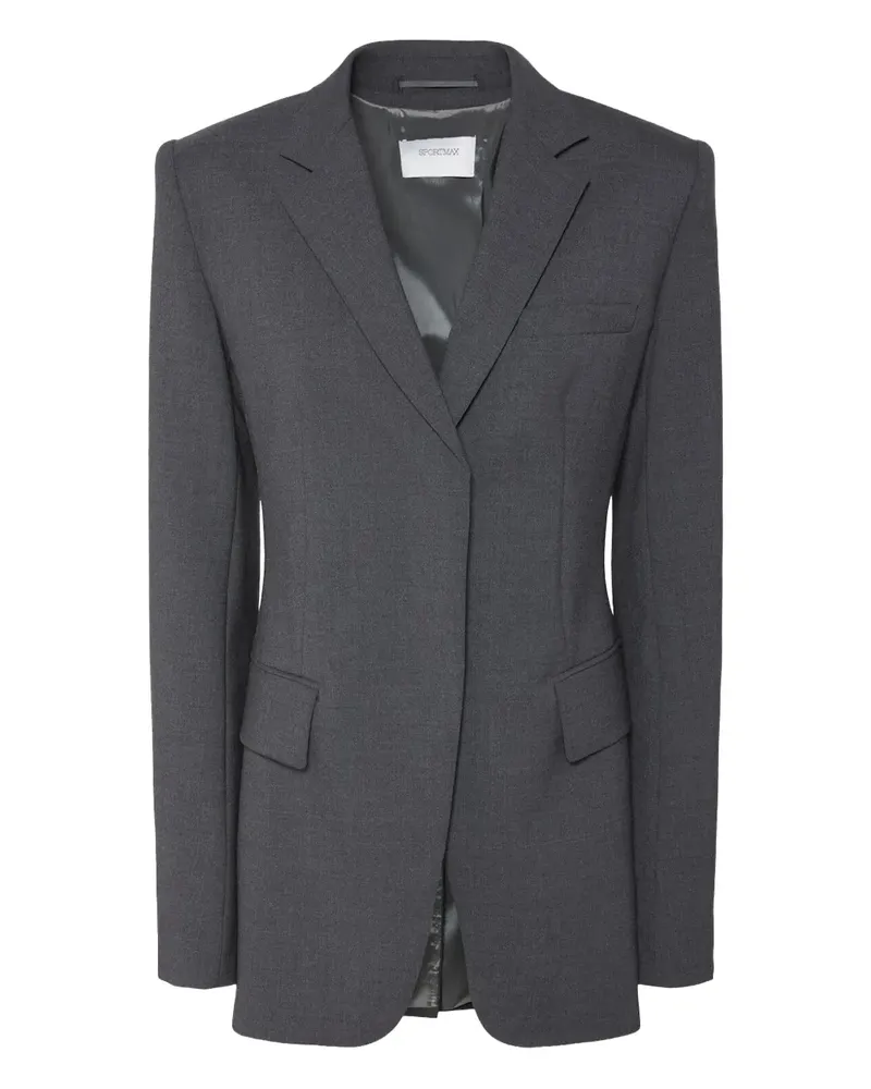 SPORTMAX Blazer mit Knopfmanschetten - Grau Grau