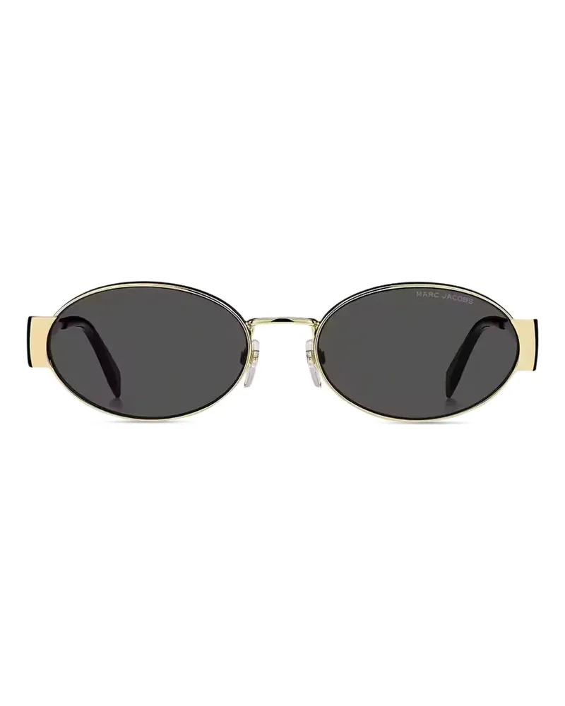 Marc Jacobs Sonnenbrille mit ovalem Gestell - Gold Gold