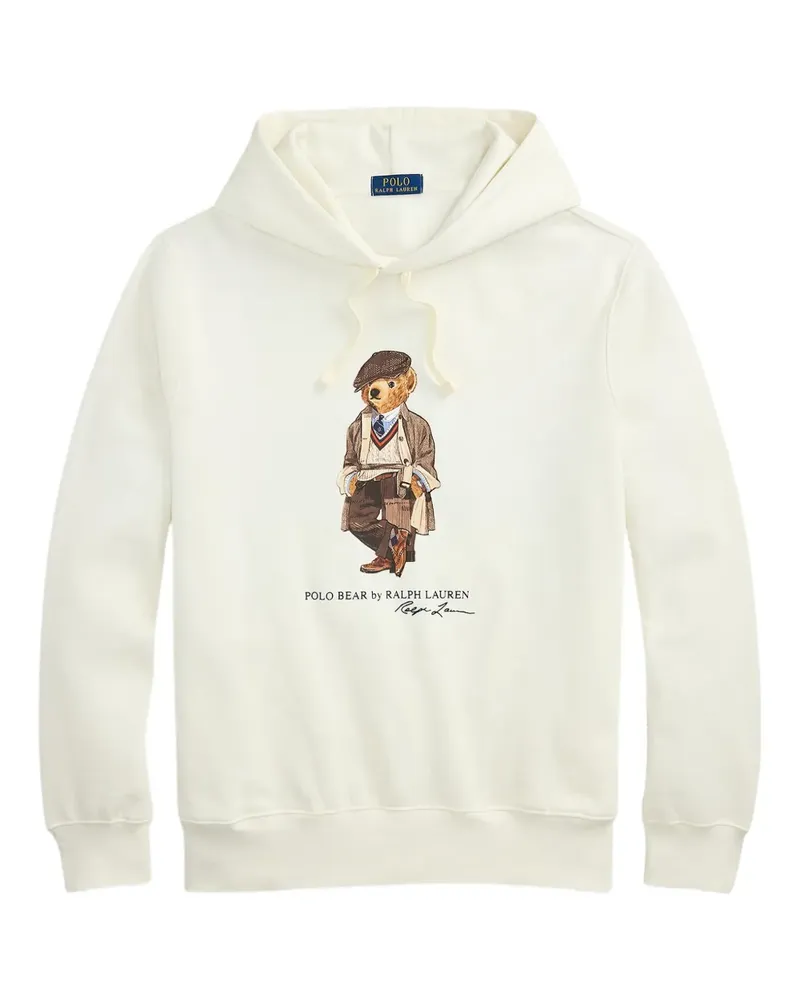 Ralph Lauren Hoodie mit grafischem Print - Weiß Weiß