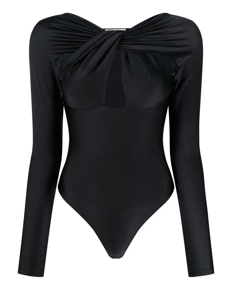 COPERNI Verdrehter Body mit Cut-Outs - Schwarz Schwarz
