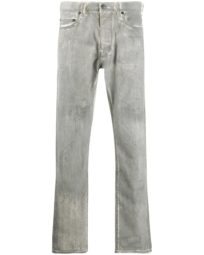 John Elliott + Co Beschichtete Jeans - Grau Grau