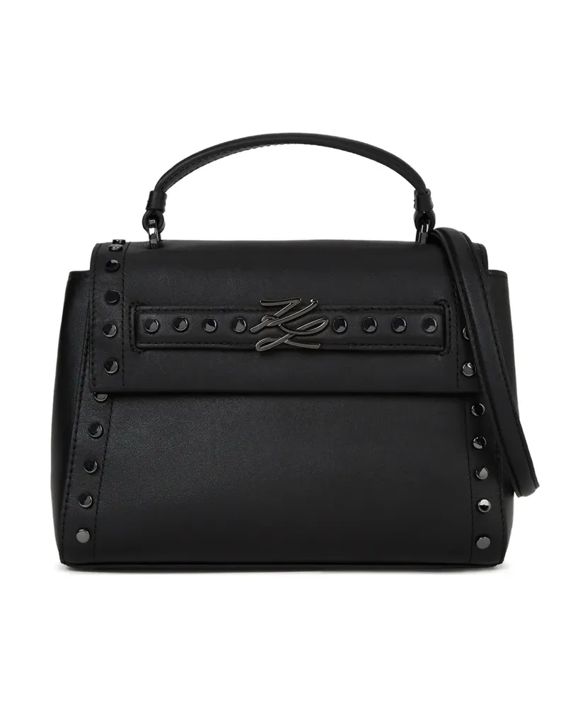 Karl Lagerfeld K/Autograph stud-embellished tote bag - Schwarz Schwarz