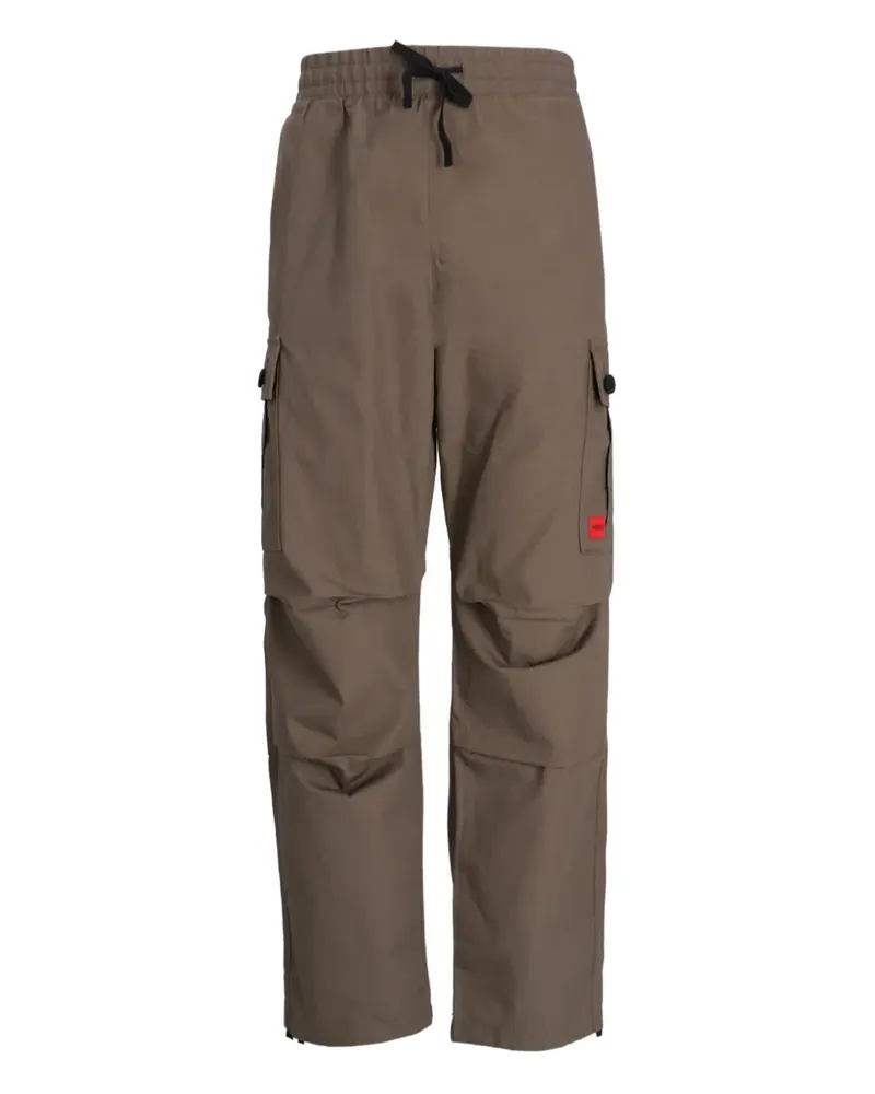 HUGO BOSS Hose mit aufgesetzten Taschen - Braun Braun