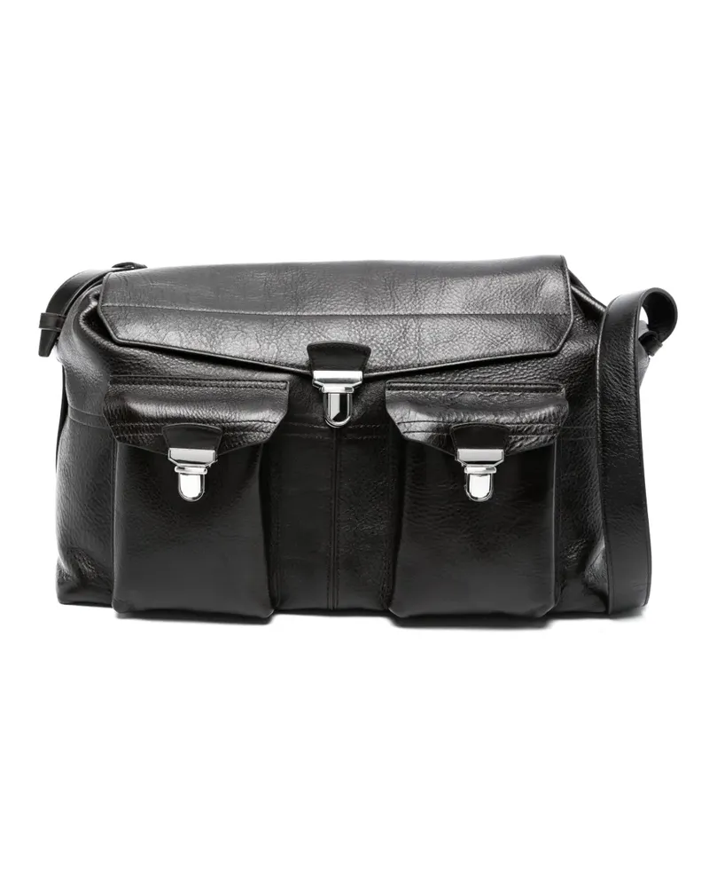 Christophe Lemaire Strukturierte Gear Reisetasche - Braun Braun