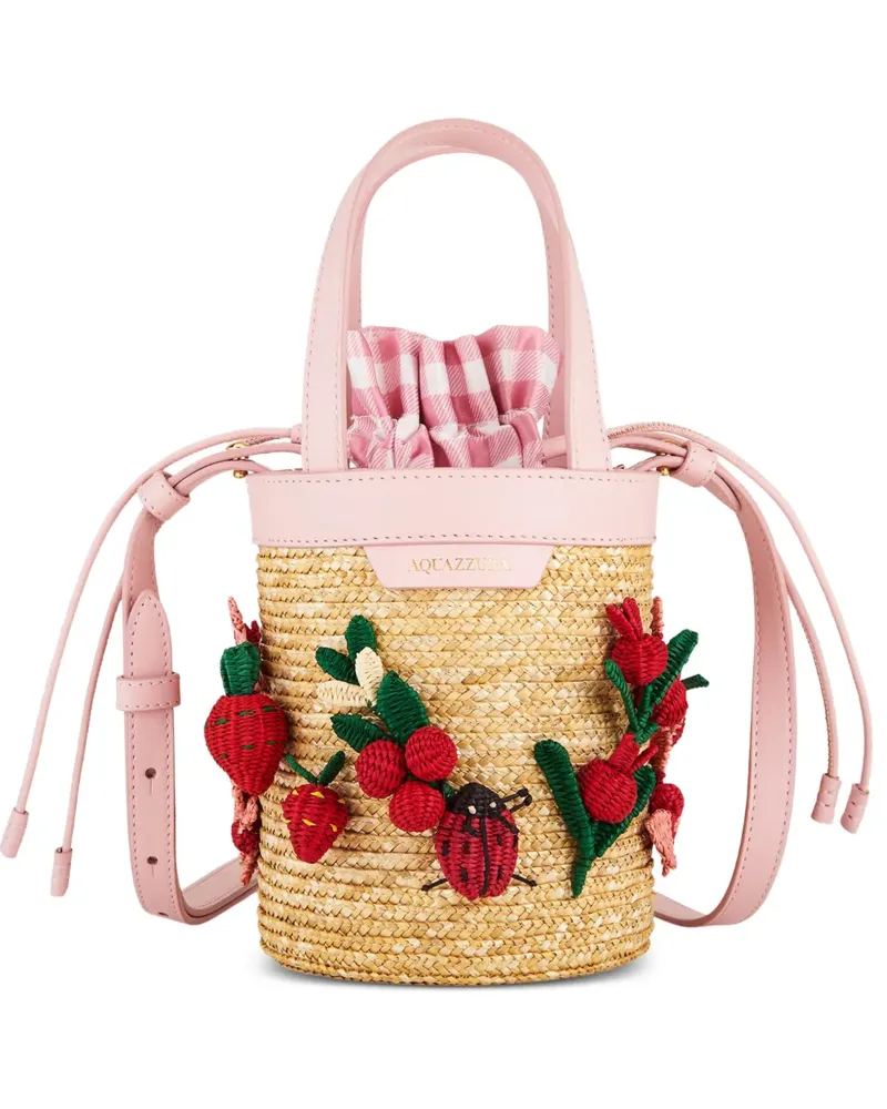 Aquazzura Botanica Mini-Eimer - Nude Nude