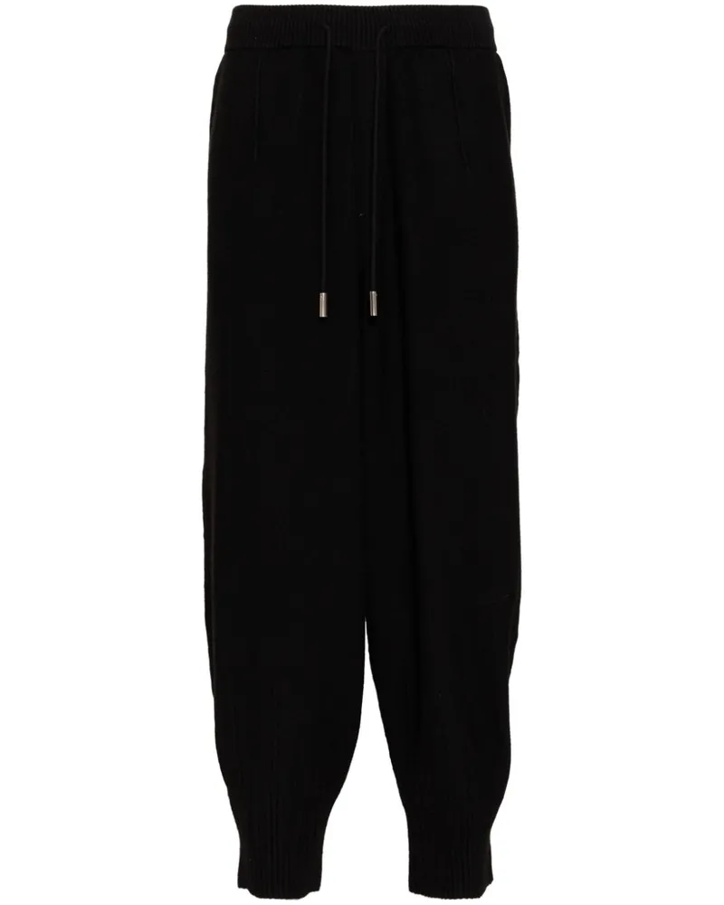 SONGZIO Gestrickte Tapered-Hose - Schwarz Schwarz