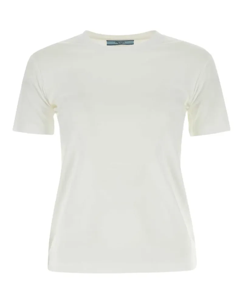 Prada Klassisches T-Shirt - Weiß Weiß