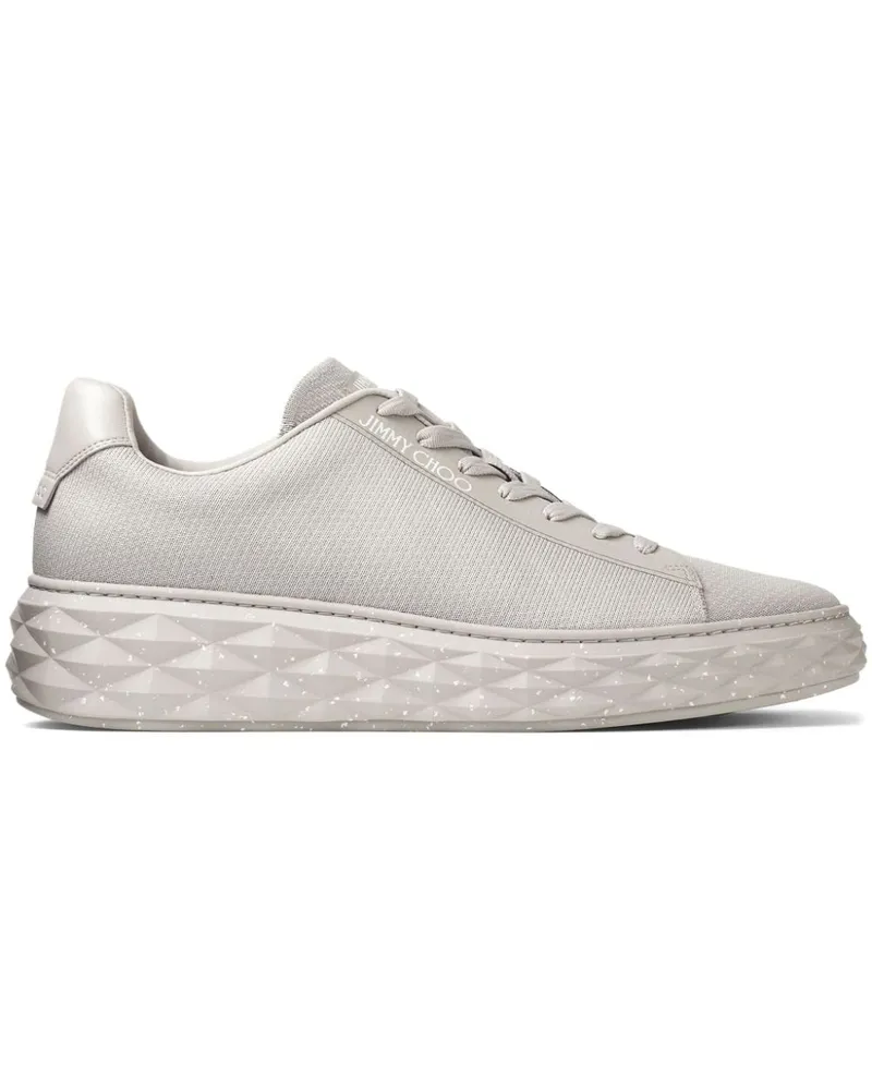 Jimmy Choo Diamond Light Sneakers mit Strick - Grau Grau