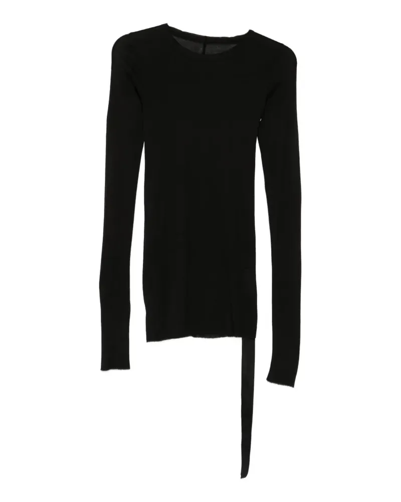 DRKSHDW by Rick Owens ruched long-sleeve top - Schwarz Schwarz