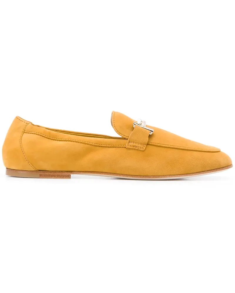 TOD'S Loafer mit T-Logo - Gelb Gelb