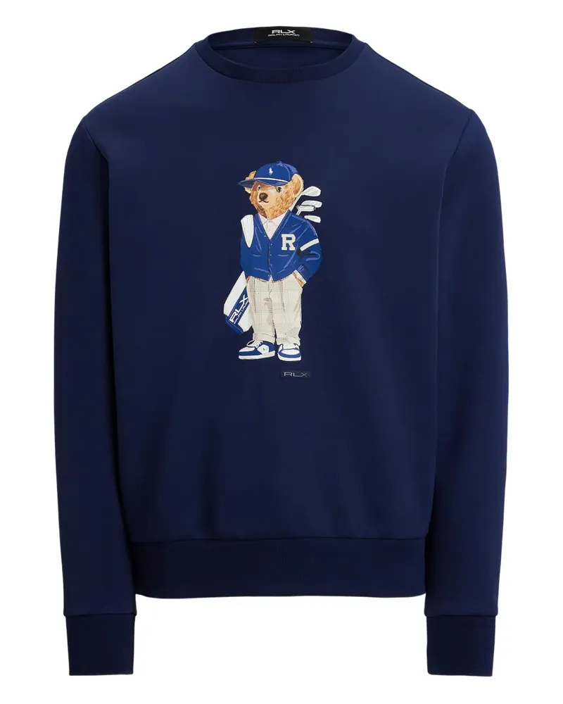 Ralph Lauren Sweatshirt mit Polo Bear - Blau Blau
