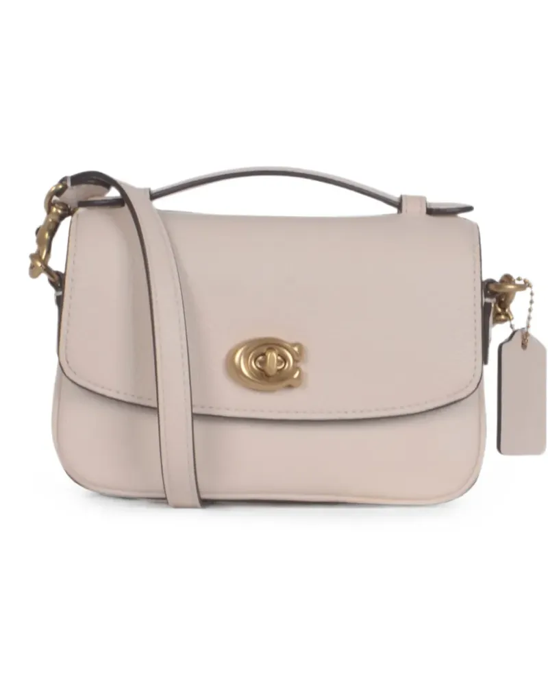 Coach 17 Cassie logo-plaque crossbody bag - Nude Nude