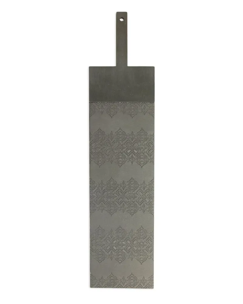 knIndustrie In/Cut 2 dembossed-pattern cutting board (79cm x 18 cm) - Grau Grau