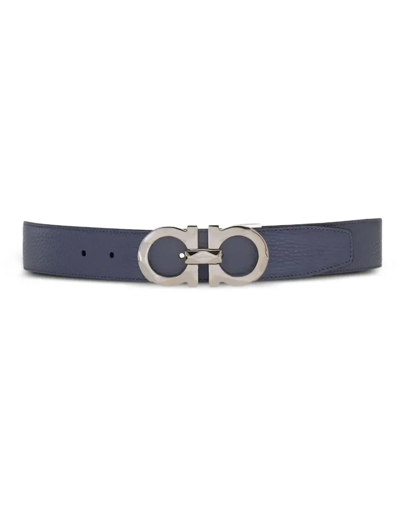 Ferragamo Wendbarer Gürtel mit Gancini-Schnalle - Blau Blau