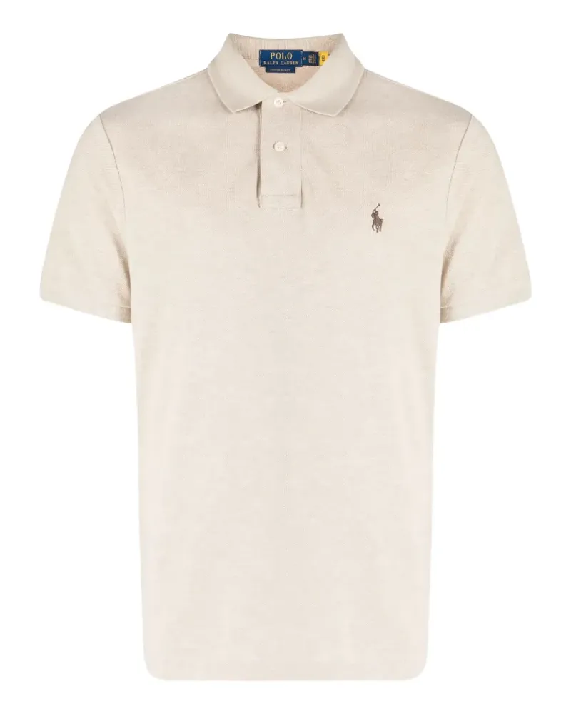 Ralph Lauren Poloshirt mit Logo-Stickerei - Nude Nude