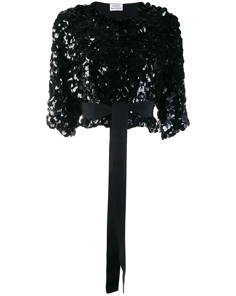 P.A.R.O.S.H. P.A.R.O H. Cropped-Jacke - Schwarz Schwarz
