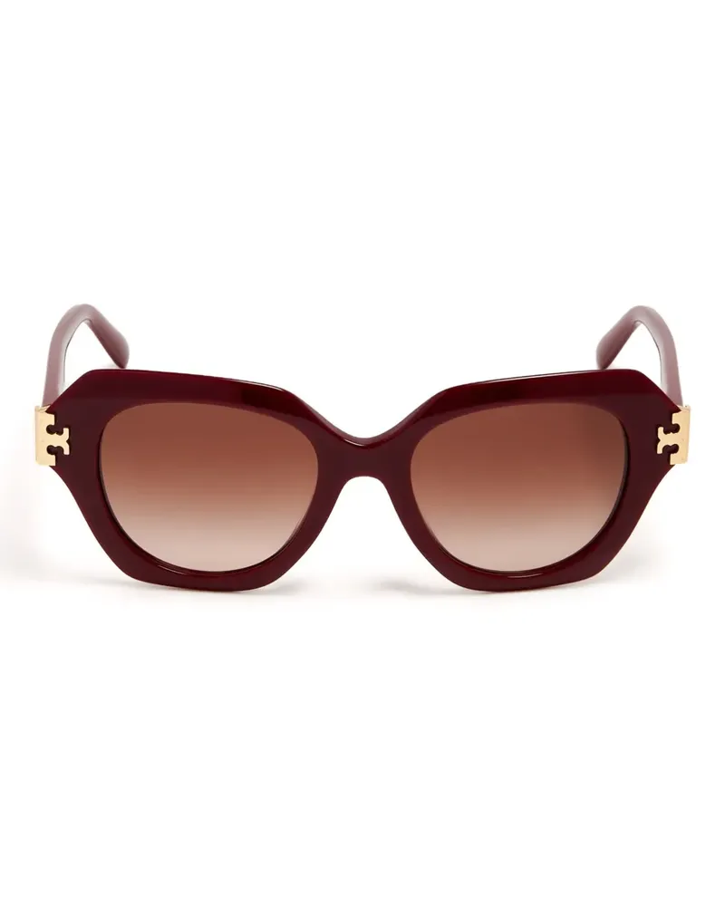 Tory Burch Eleanor Sonnenbrille - Rot Rot