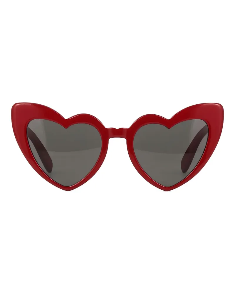 Saint Laurent Loulou geometric-frame sunglasses - Rot Rot