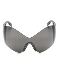 Balenciaga Mask Sonnenbrille im Butterfly-Design Schwarz