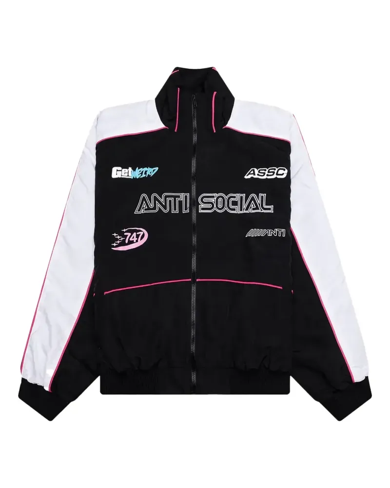 Anti Social Social Club Racing Sportjacke - Schwarz Schwarz