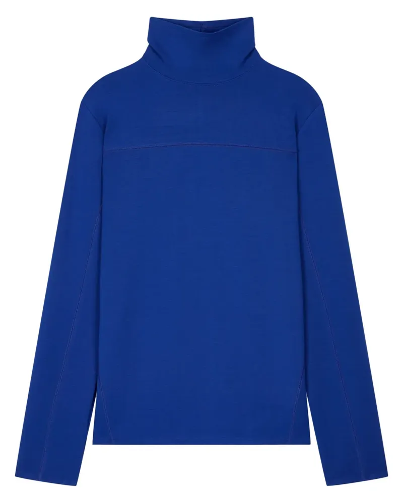 STUDIO TOMBOY Langarmshirt mit Rollkragen - Blau Blau