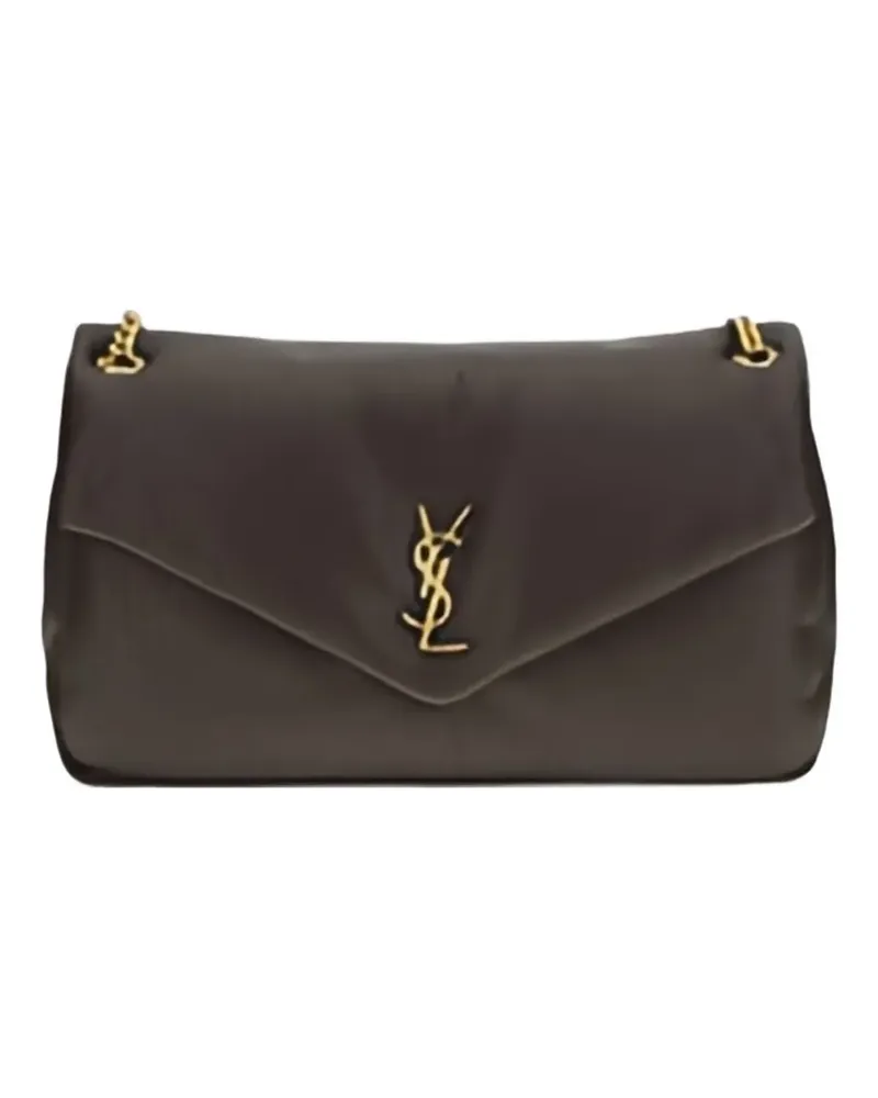 Saint Laurent large Calypso shoulder bag - Braun Braun