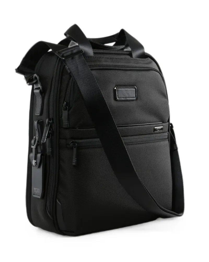 Tumi Boarding logo-plaque shoulder bag - Schwarz Schwarz